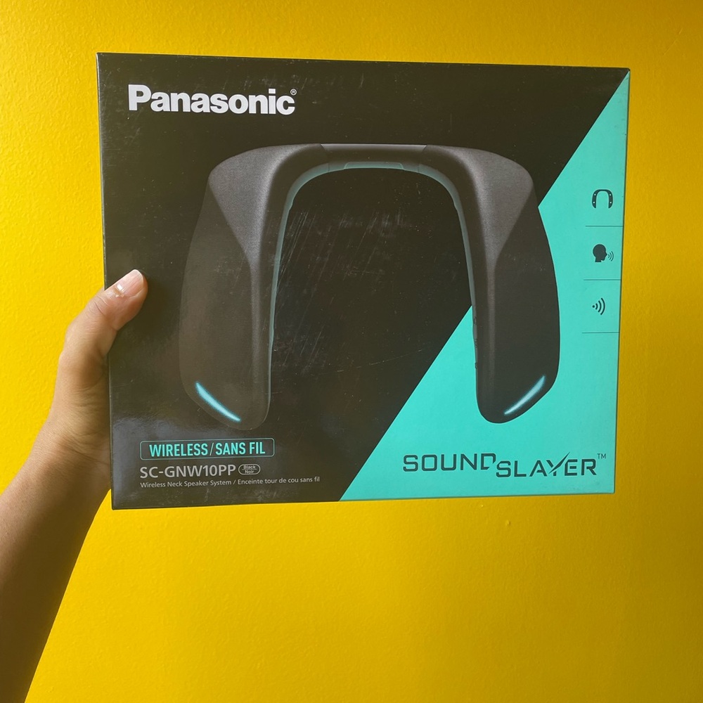 Panasonic SoundSlayer Neck Speaker - Black and Teal